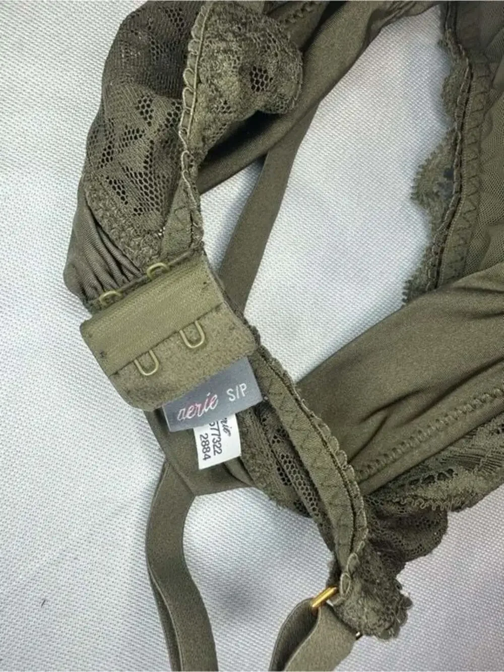 aerie Olive Green Lace‎ Bralette